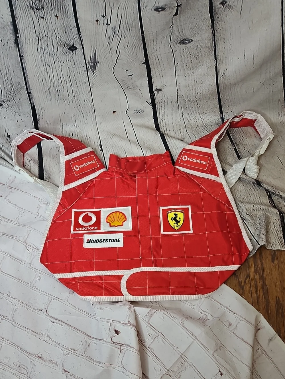 Ferrari Official Gear F1 Driver Uniform Backpack Red Patches
